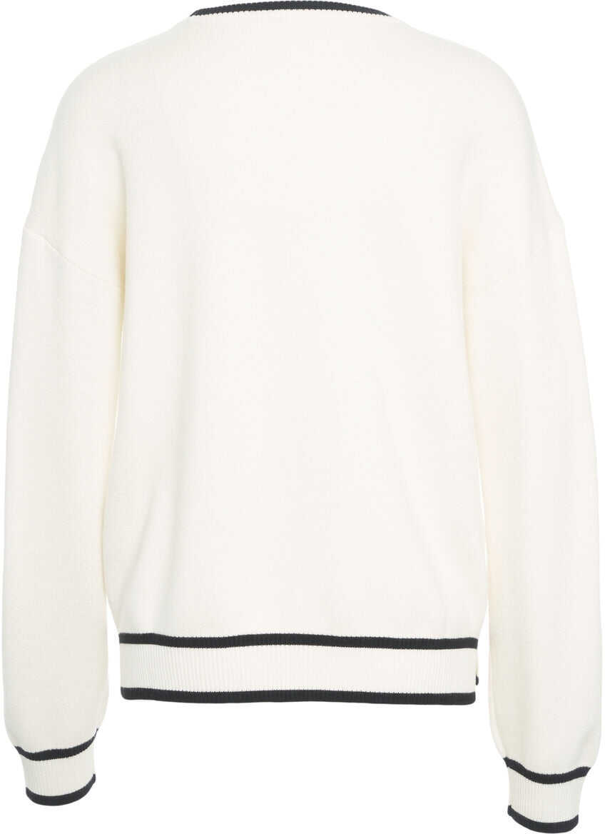 Pulovere LIU JO SPORT Sweater with decorative buttons White Femei (BM 19029934) 3