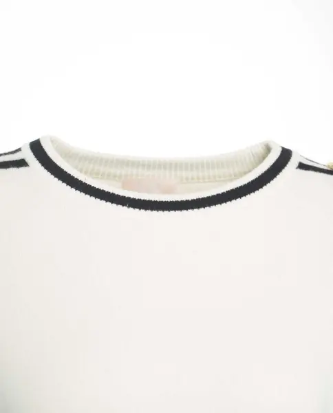 Pulovere LIU JO SPORT Sweater with decorative buttons White Femei (BM 19029934) 4