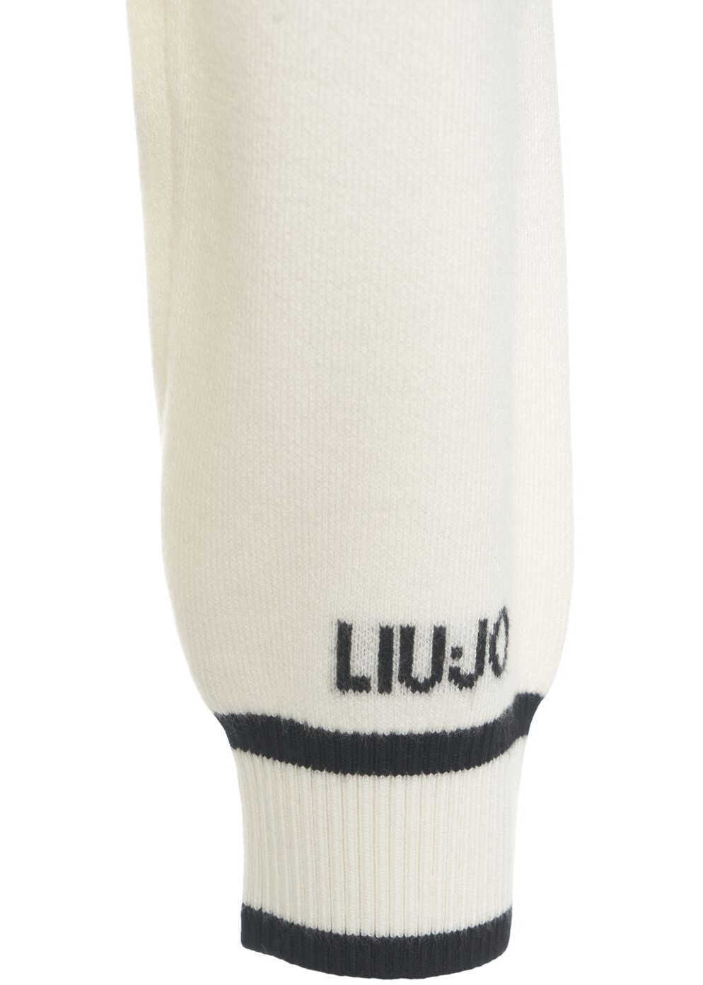 Pulovere LIU JO SPORT Sweater with decorative buttons White Femei (BM 19029934) 5