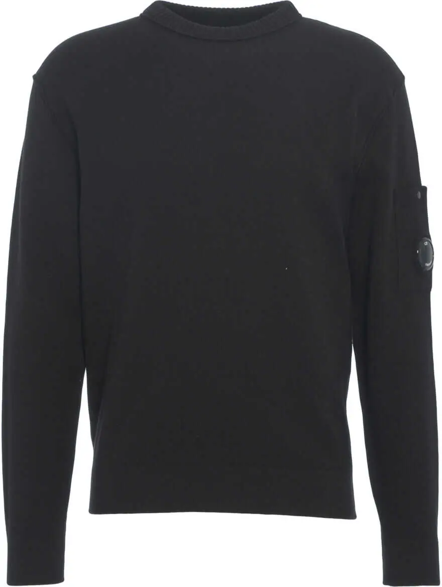 Pulovere C.P. Company Sweater with logodetail Black Barbati (BM 19029940) 2
