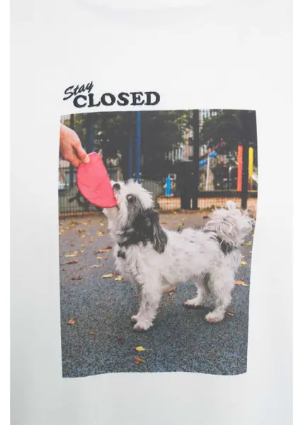 Tricouri CLOSED T-shirt with print White Barbati (BM 19029943) 6