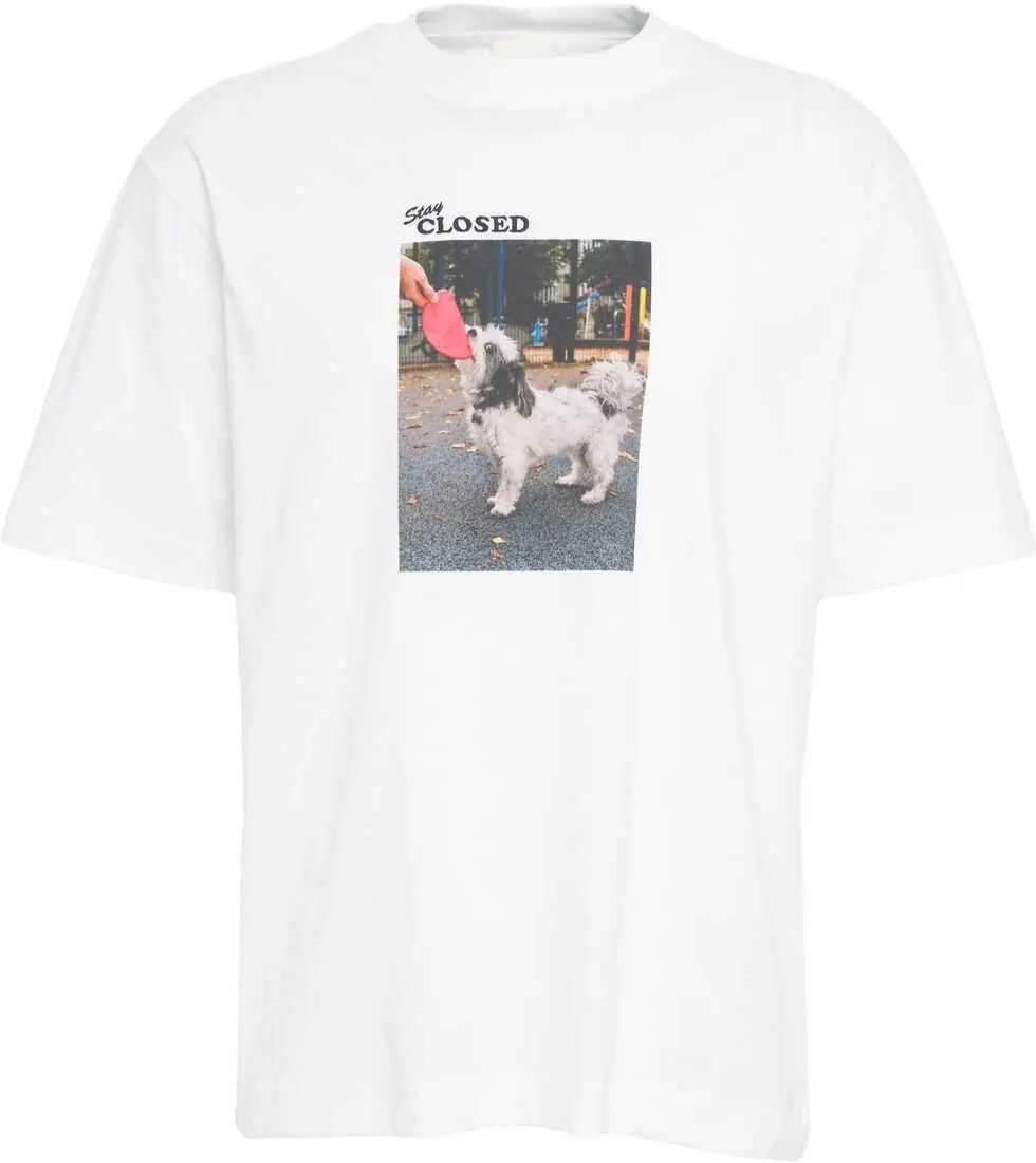 Tricouri CLOSED T-shirt with print White Barbati (BM 19029943) 1