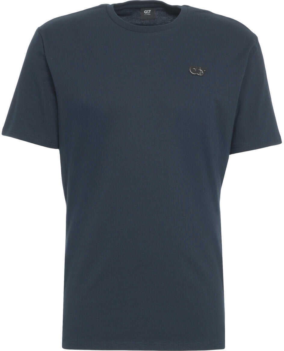 Tricouri AlphaTauri T-shirt with logo Blue Barbati (BM 19029946) 2