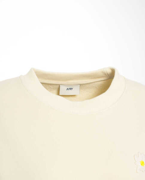 Cardigane AUTRY Sweatshirt with logo embroidery Yellow Femei (BM 19029958) 4