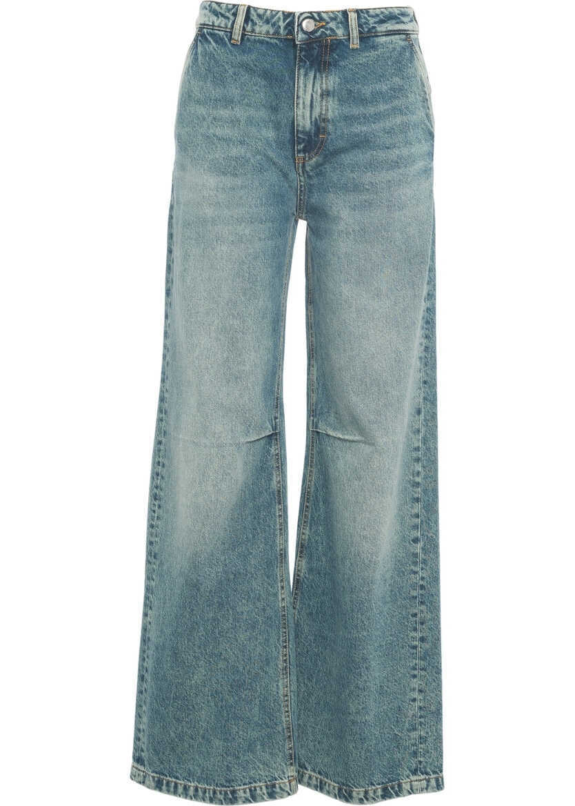 Blugi evazati Icon Denim Jeans wide leg Ava Blue Femei (BM 19029970) 2
