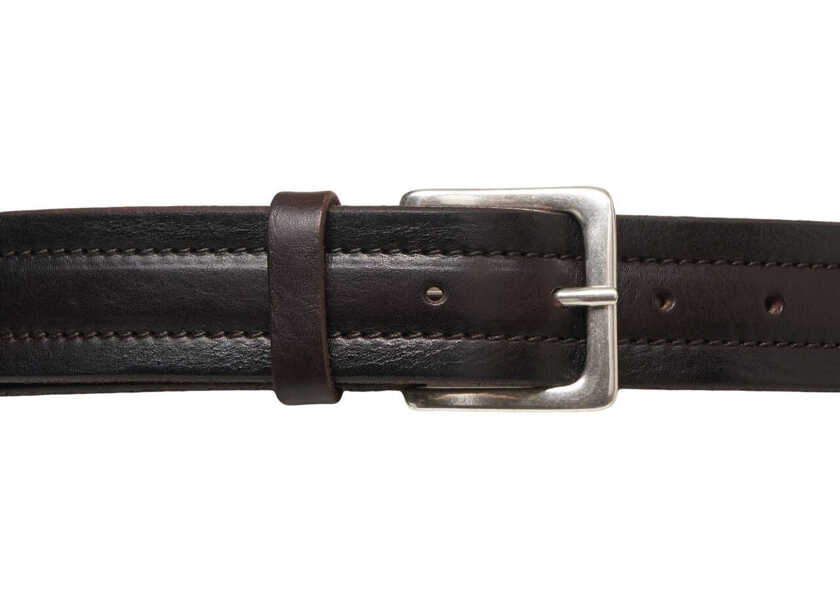 Curele Orciani Smooth leather belt BUS Brown Barbati (BM 19029976) 3