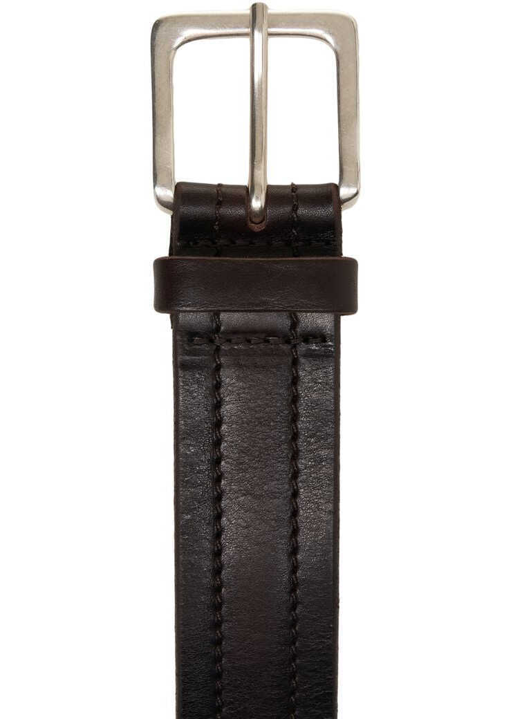 Curele Orciani Smooth leather belt BUS Brown Barbati (BM 19029976) 4