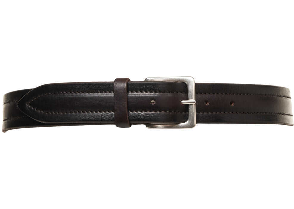 Curele Orciani Smooth leather belt BUS Brown Barbati (BM 19029976) 1