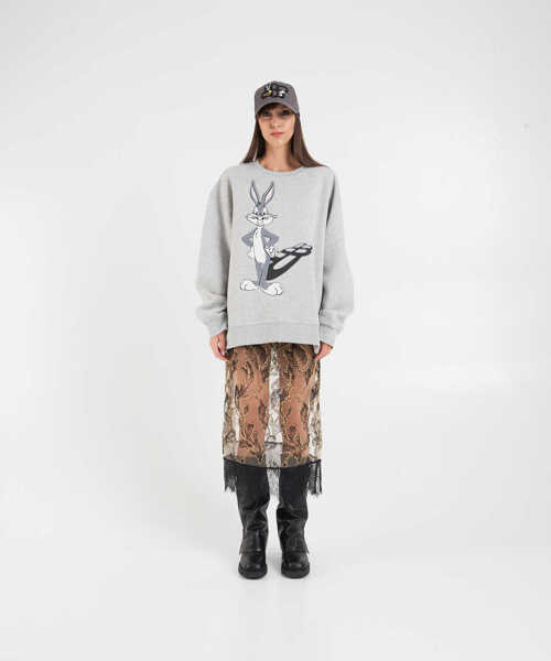 Cardigane Munthe Sweatshirt with print Lami Grey Femei (BM 19029988) 3