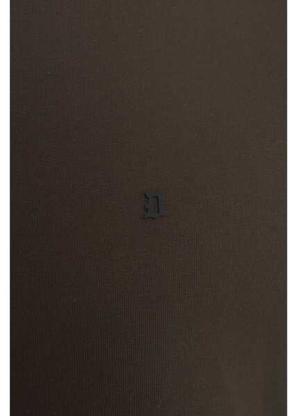 Pulovere casual Dondup Sweatshirt with logo Brown Barbati (BM 19030009) 5