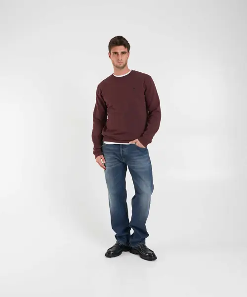 Pulovere casual Dondup Sweatshirt with logo Red Barbati (BM 19030009) 3