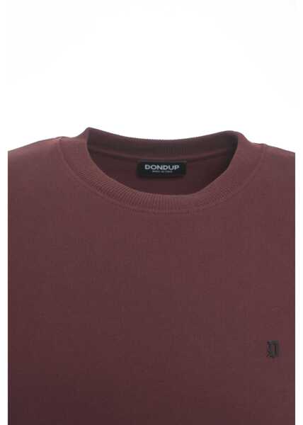 Pulovere casual Dondup Sweatshirt with logo Red Barbati (BM 19030009) 5