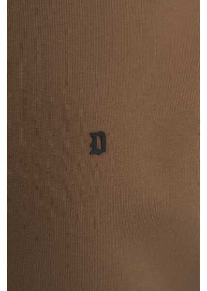 Pulovere casual Dondup Sweatshirt with logo Brown Barbati (BM 19030009) 5