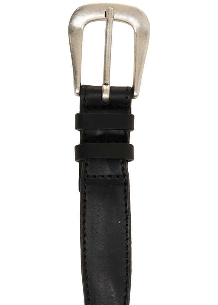 Curele Orciani Smooth leather belt BUS Black Barbati (BM 19030015) 4