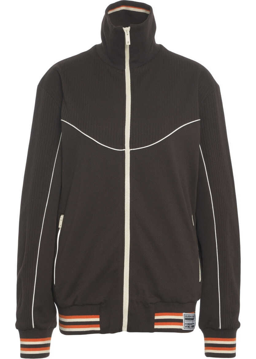 Cardigane Golden Goose Zip-up tracksuit jacket Brown Femei (BM 19030018) 2
