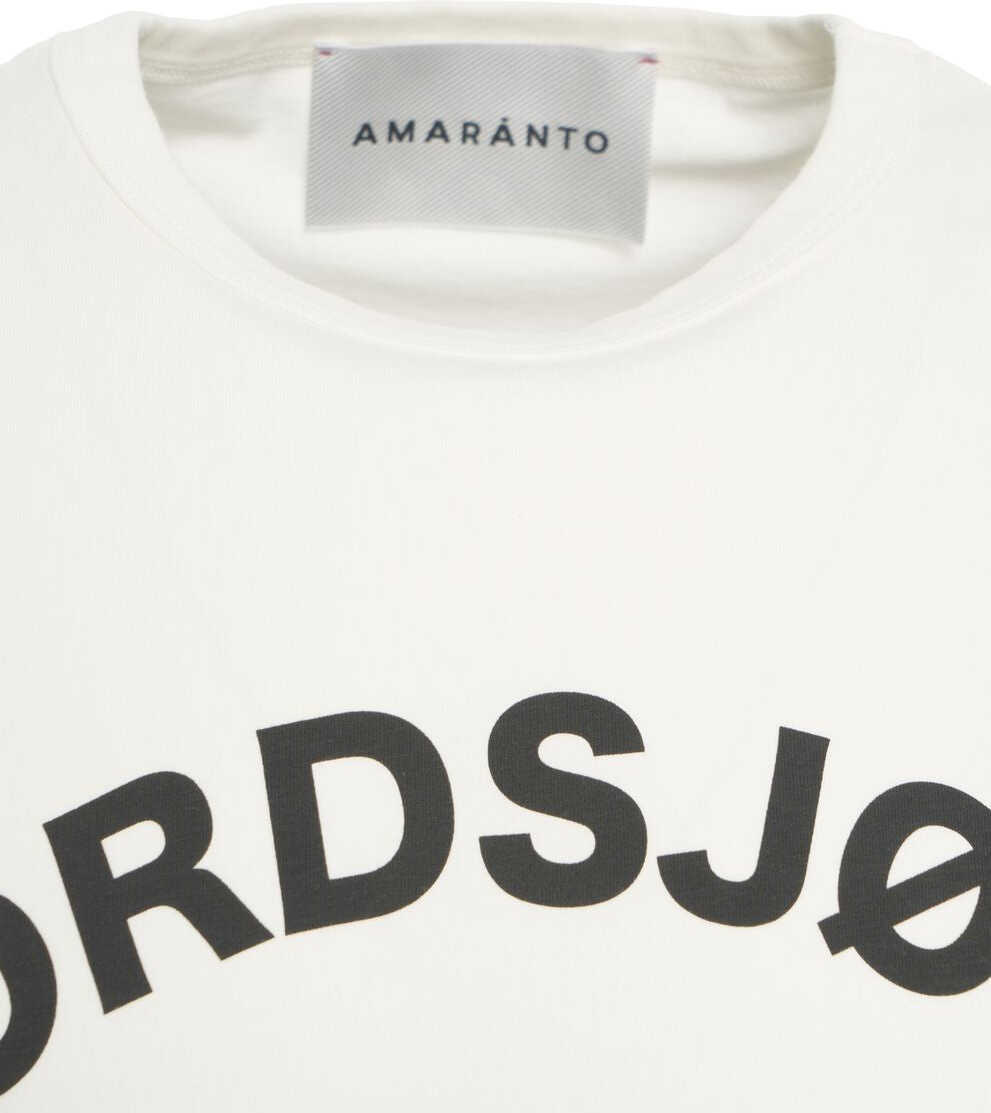 Tricouri AMARANTO T-shirt with print White Barbati (BM 19030024) 4