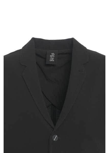 Sacouri Thom / Krom Knit single-breasted blazer Black Barbati (BM 19030030) 4