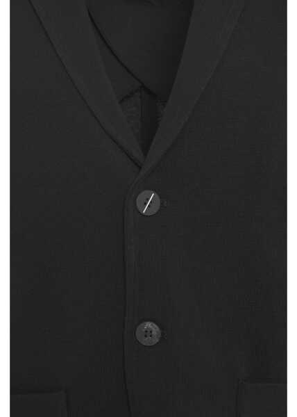 Sacouri Thom / Krom Knit single-breasted blazer Black Barbati (BM 19030030) 5