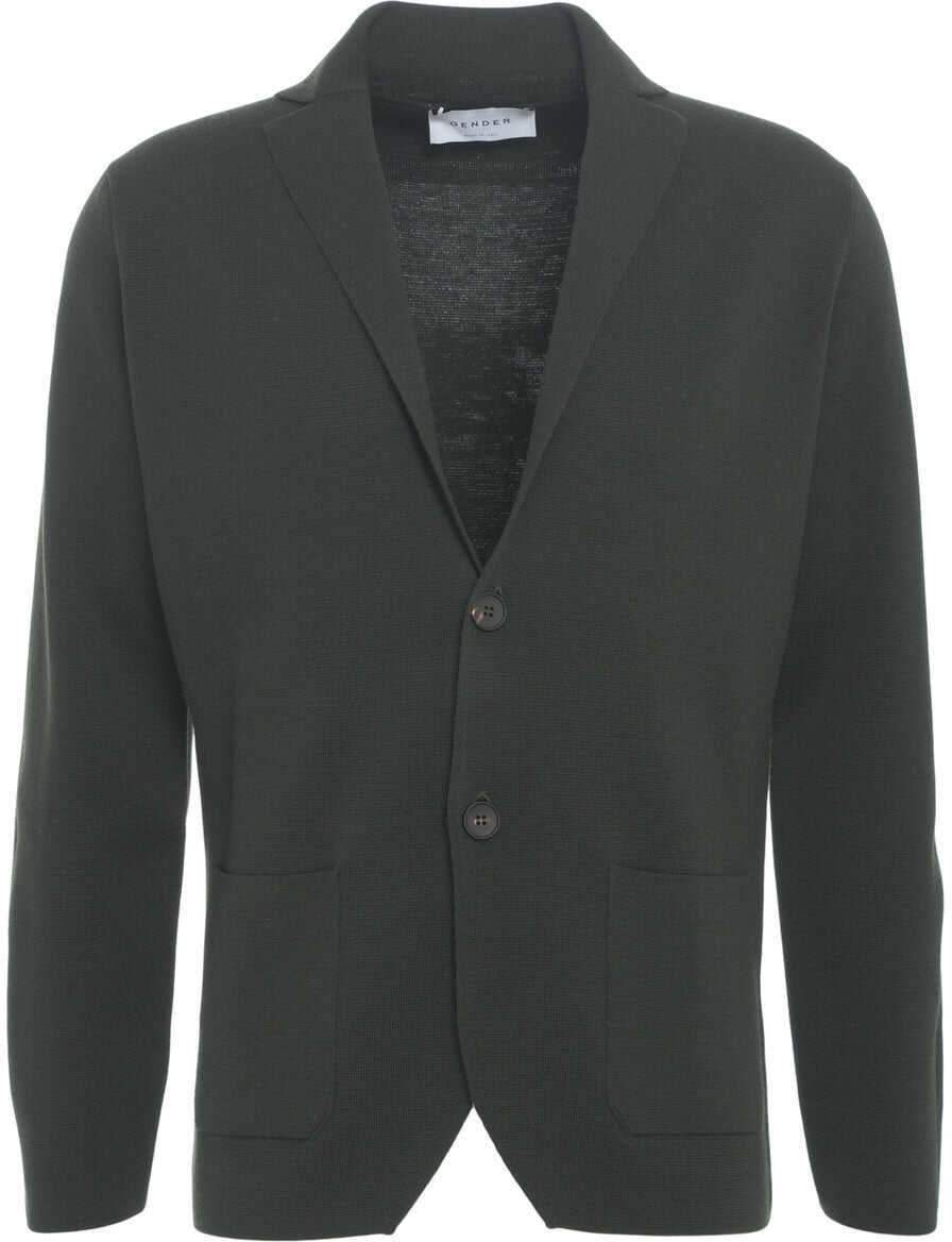 Cardigane Gender Virgin wool cardigan Green Barbati (BM 19030042) 2