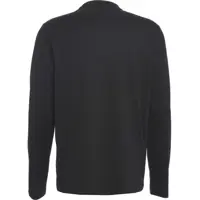 Tricouri Dondup pentru Barbati - Tricouri Dondup Long-sleeved t-shirt with button placket Black Barbati (BM 19030045) - B-mall.ro
