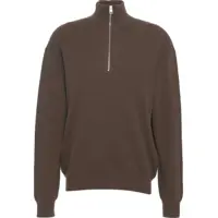 Pulovere Knit sweater with zip Barbati