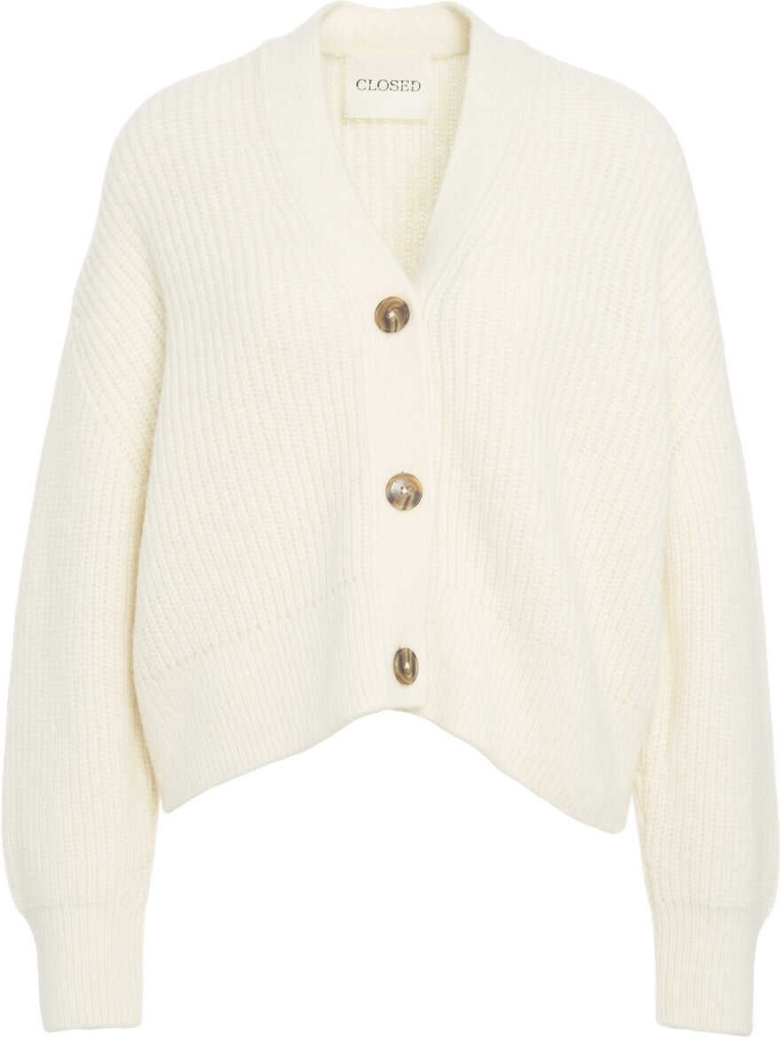 Cardigane CLOSED Wool cardigan White Femei (BM 19030081) 2