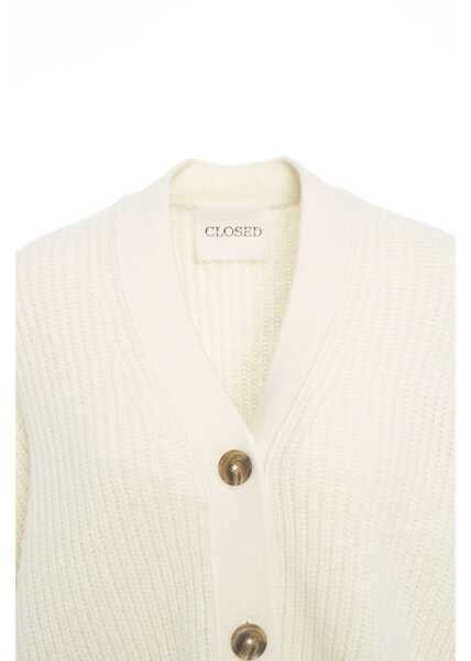 Cardigane CLOSED Wool cardigan White Femei (BM 19030081) 5