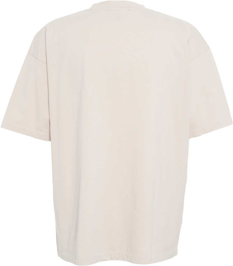 Tricouri REPRESENT T-shirt with logo embroidery Grey Barbati (BM 19030084) 7