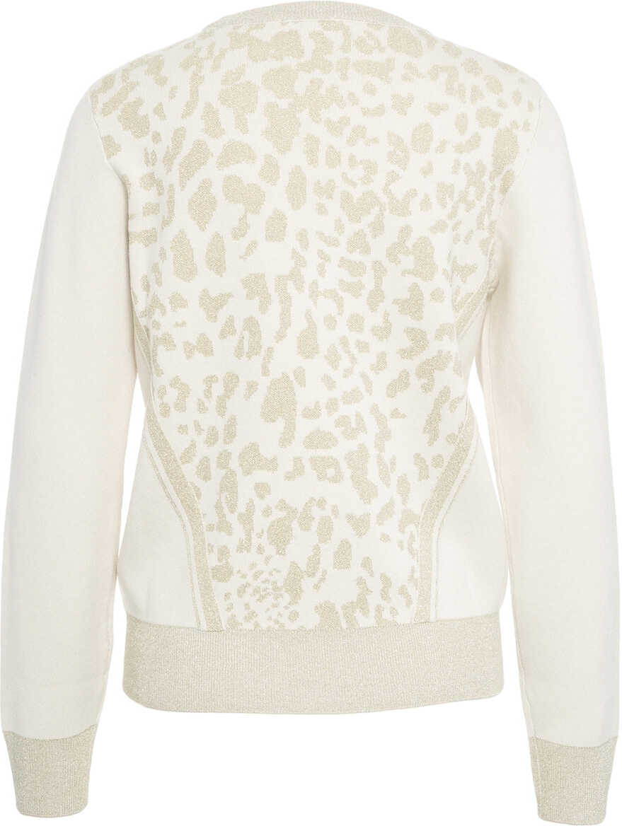Cardigane LIU JO SPORT Sweatshirt with animal print Beige Femei (BM 19030087) 3