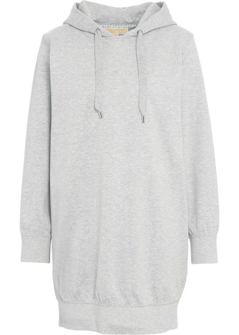 Rochii scurte Michael Kors Sweat mini dress Grey Femei (BM 19030093) 1