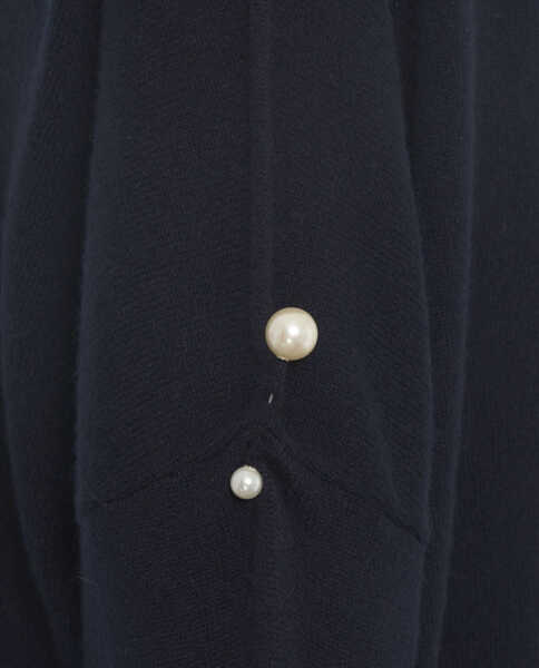 Pulovere MVM Cashmere sweater with pearl detail Blue Femei (BM 19030111) 5