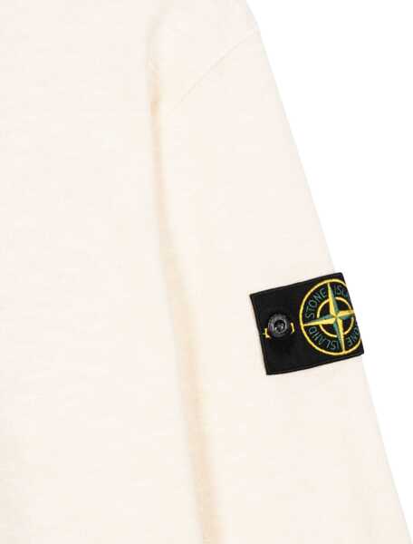 Pulovere casual Stone Island Sweatshirt with logo detail White Barbati (BM 19030120) 5