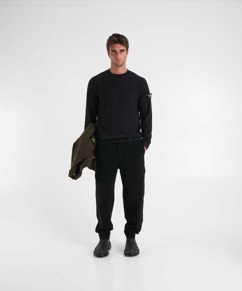 Pulovere casual Stone Island Sweatshirt with logo detail Black Barbati (BM 19030120) 3