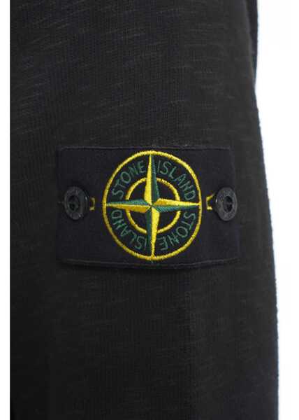 Pulovere casual Stone Island Sweatshirt with logo detail Black Barbati (BM 19030120) 6