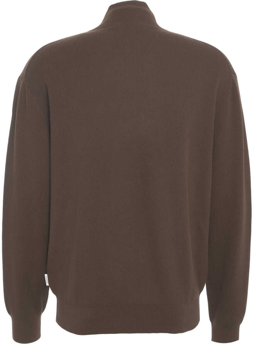 Cardigane CLOSED Cardigan with zipper Brown Barbati (BM 19030126) 3