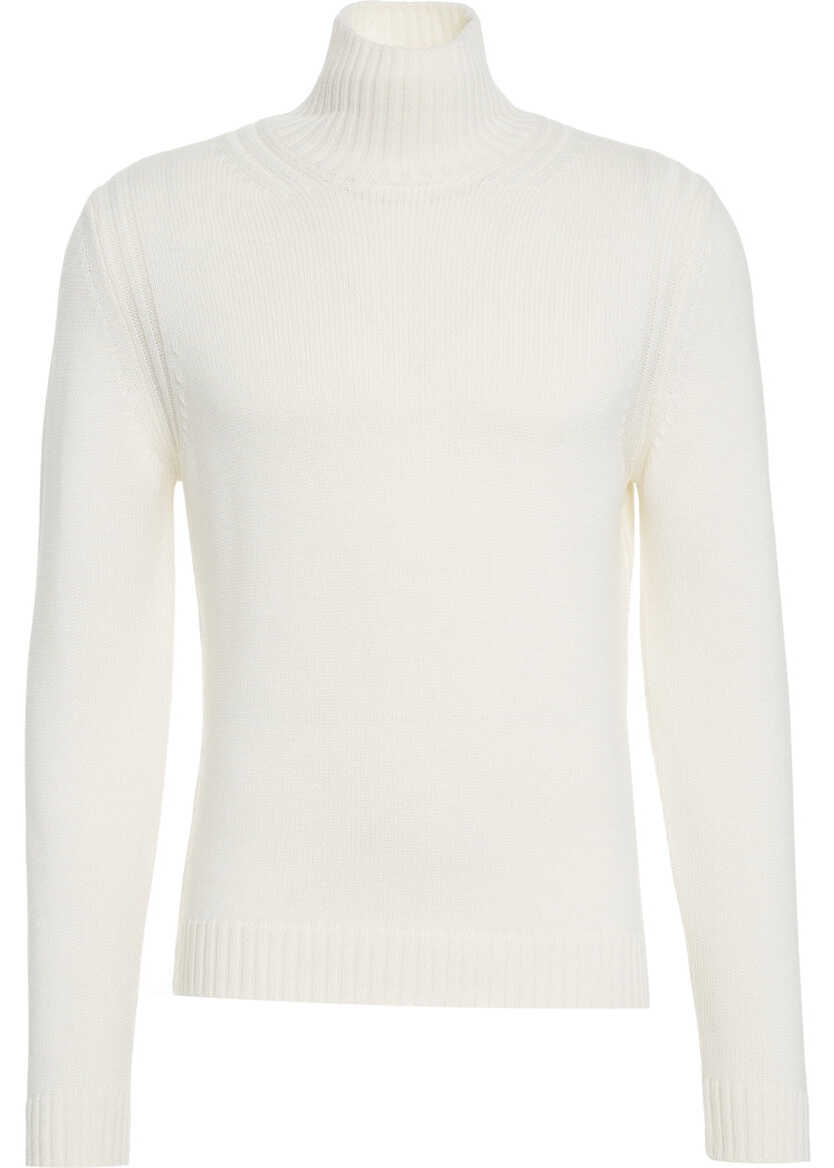 Pulovere Dondup Wool turtleneck sweater White Barbati (BM 19030132) 1