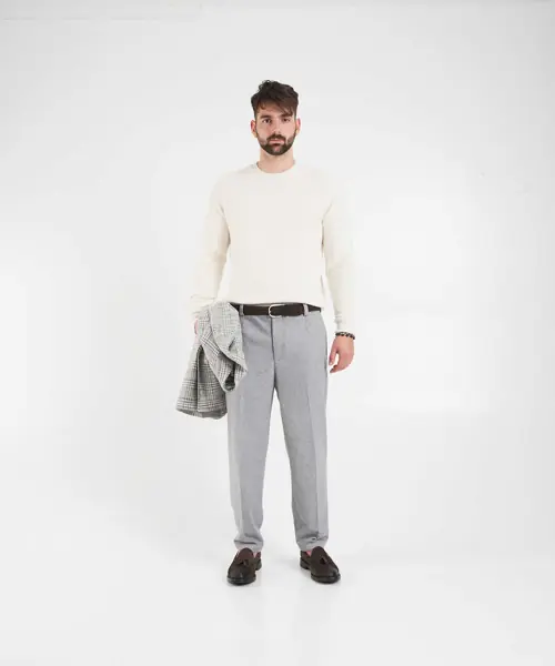 Pulovere Roberto Collina Wool blend sweater White Barbati (BM 19030135) 3
