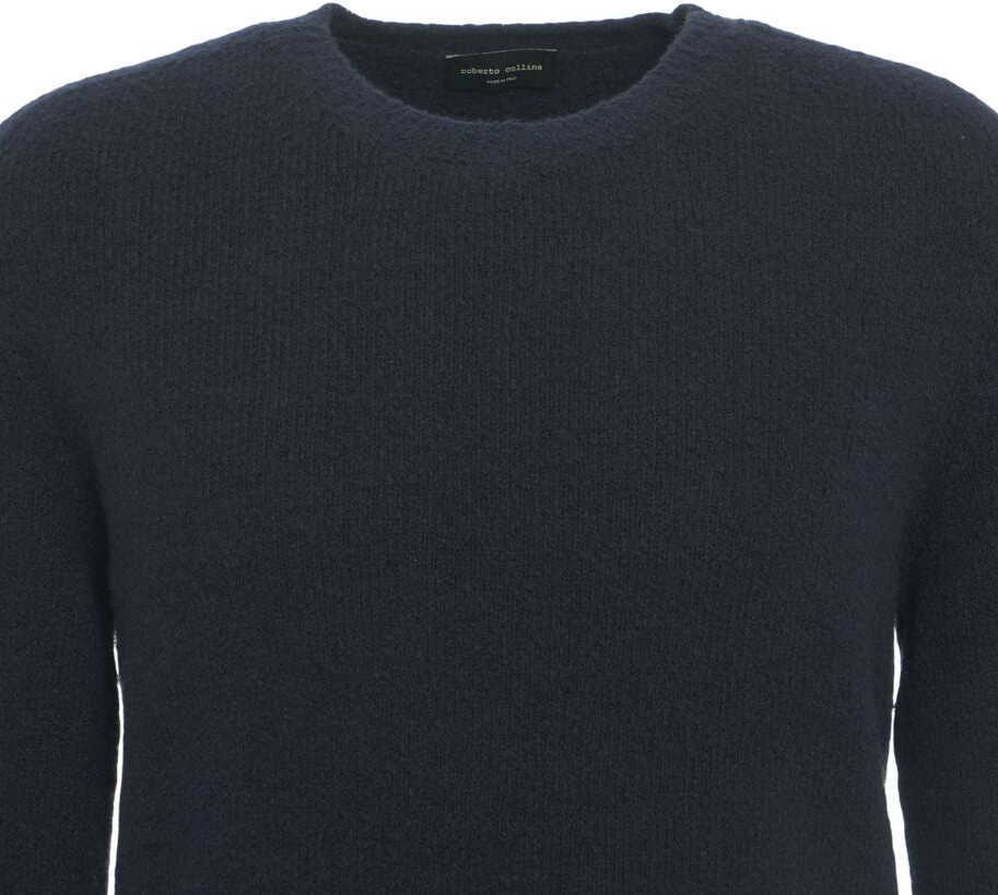 Pulovere Roberto Collina Wool blend sweater Blue Barbati (BM 19030135) 4