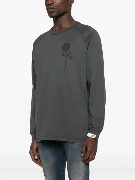 Pulovere casual Golden Goose Sweatshirt with print Grey Barbati (BM 19030138) 2