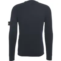 Pulovere Stone Island pentru Barbati - Pulovere Stone Island Ribbed sweater with logo Blue Barbati (BM 19030141) - B-mall.ro