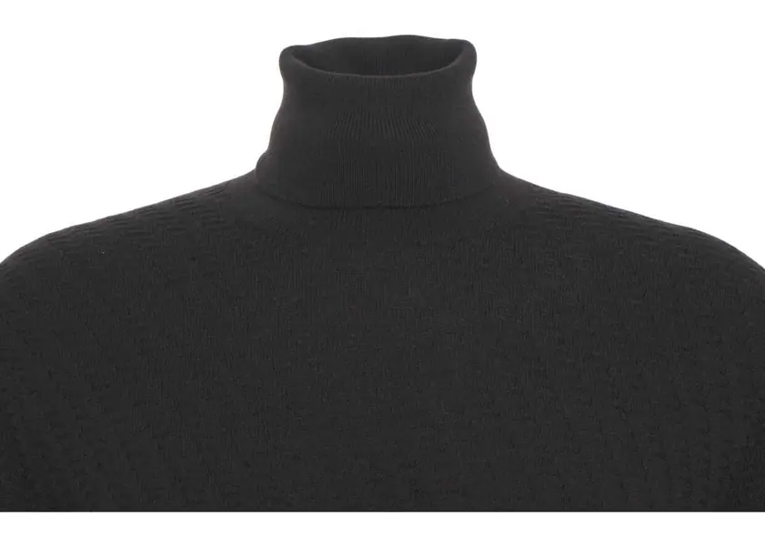 Pulovere Paolo Pecora Virgin wool turtleneck sweater Brown Barbati (BM 19030150) 4