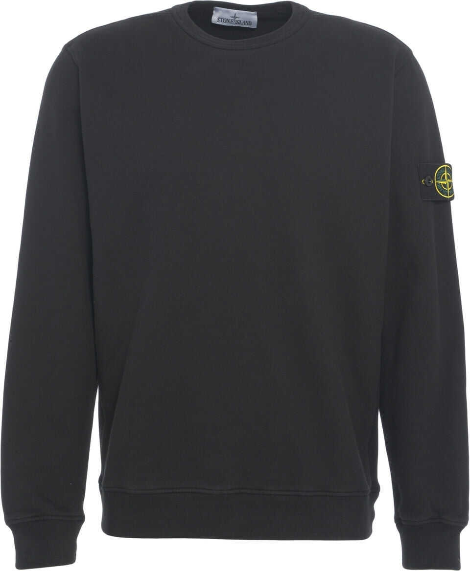 Pulovere casual Stone Island Sweatshirt with logo detail Black Barbati (BM 19030162) 2