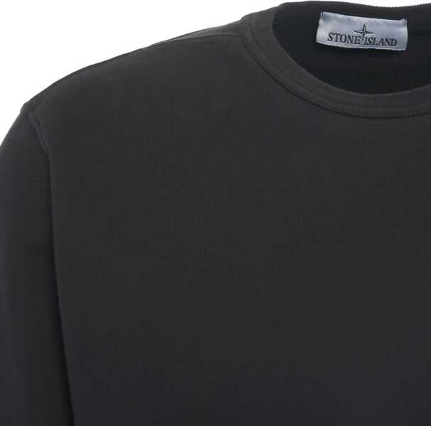 Pulovere casual Stone Island Sweatshirt with logo detail Black Barbati (BM 19030162) 4