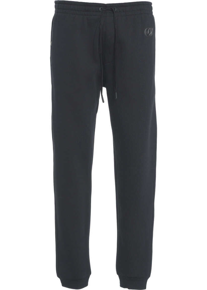 Pantaloni de trening AlphaTauri Joggers with logo Black Barbati (BM 19030171) 2