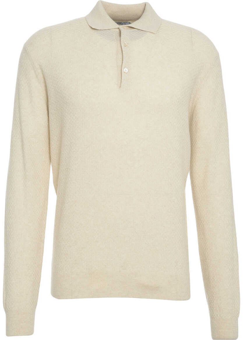 Tricouri Polo Gender Knit polo shirt Beige Barbati (BM 19030174) 2