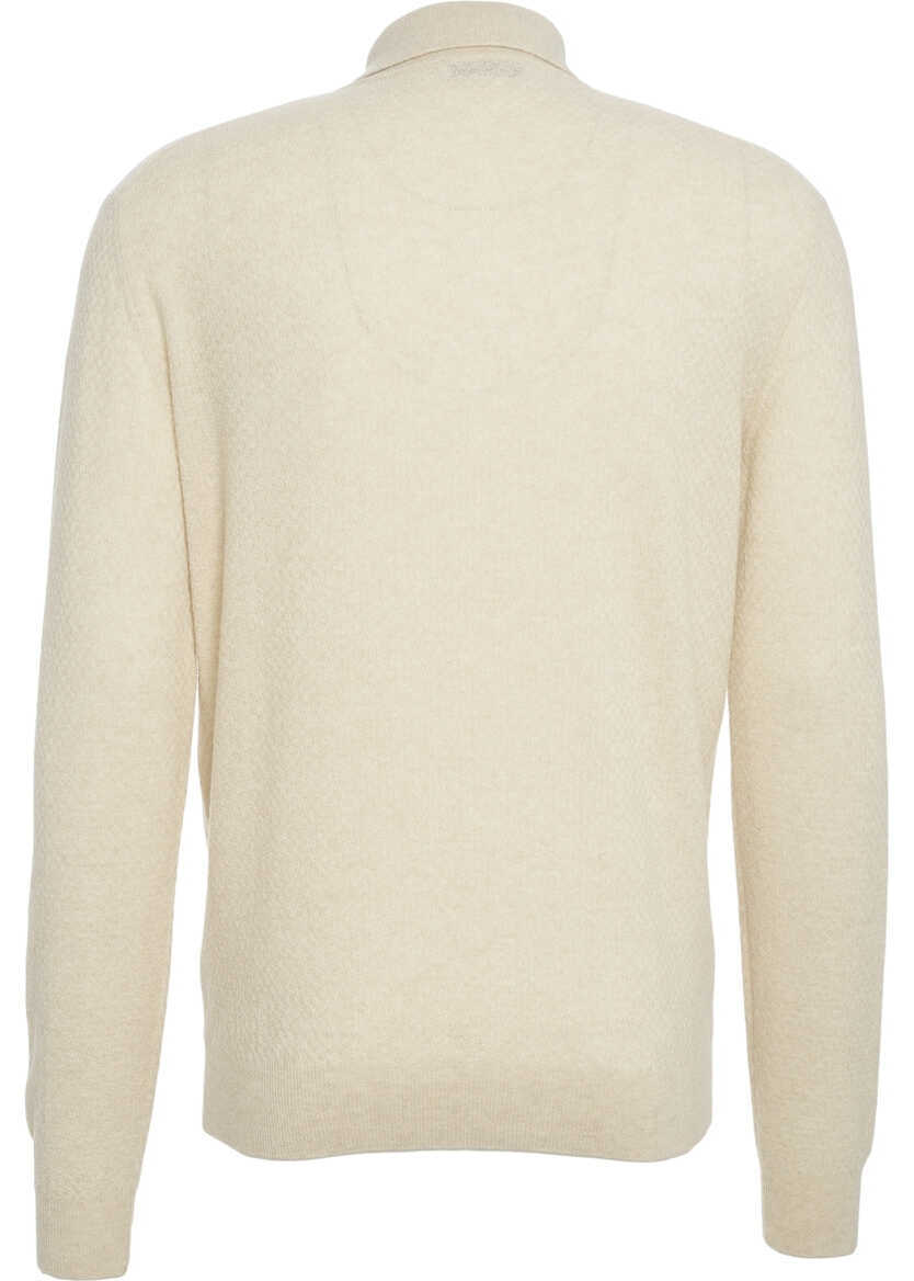 Tricouri Polo Gender Knit polo shirt Beige Barbati (BM 19030174) 3