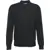 Gender Knitted sweater with polo collar Black