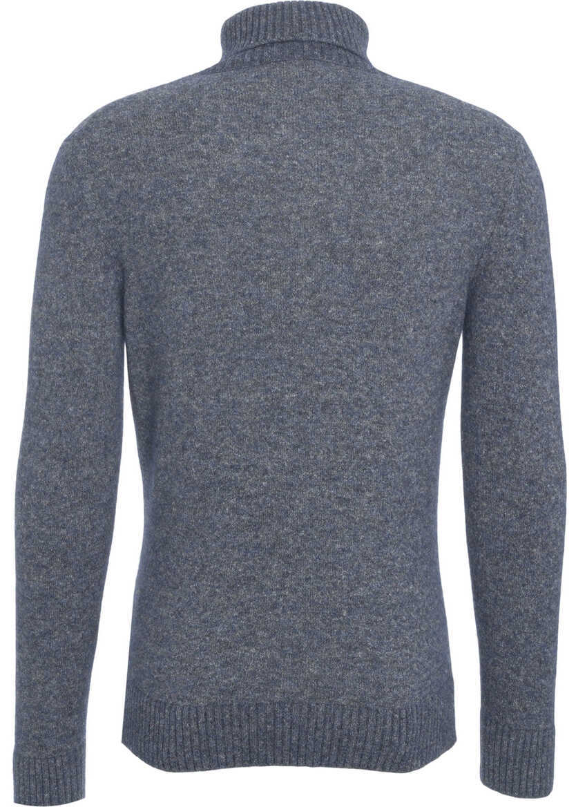 Pulovere Kangra Wool blend turtleneck sweater Blue Barbati (BM 19030204) 3