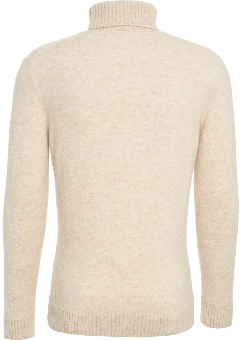Pulovere Kangra Wool blend turtleneck sweater Beige Barbati (BM 19030204) 3