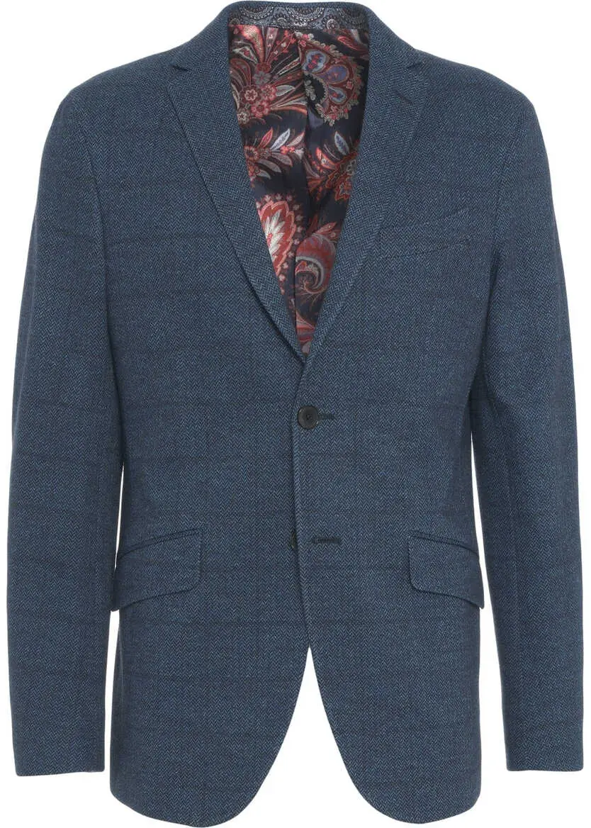 Sacouri ETRO Blazer Blue Barbati (BM 19030210) 7